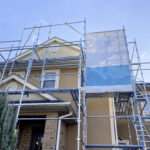 戸建て　足場